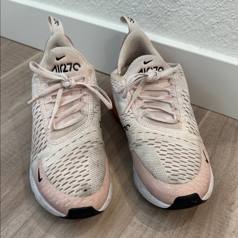 Nike Air Zoom Sneakers in Light Pink and Cream